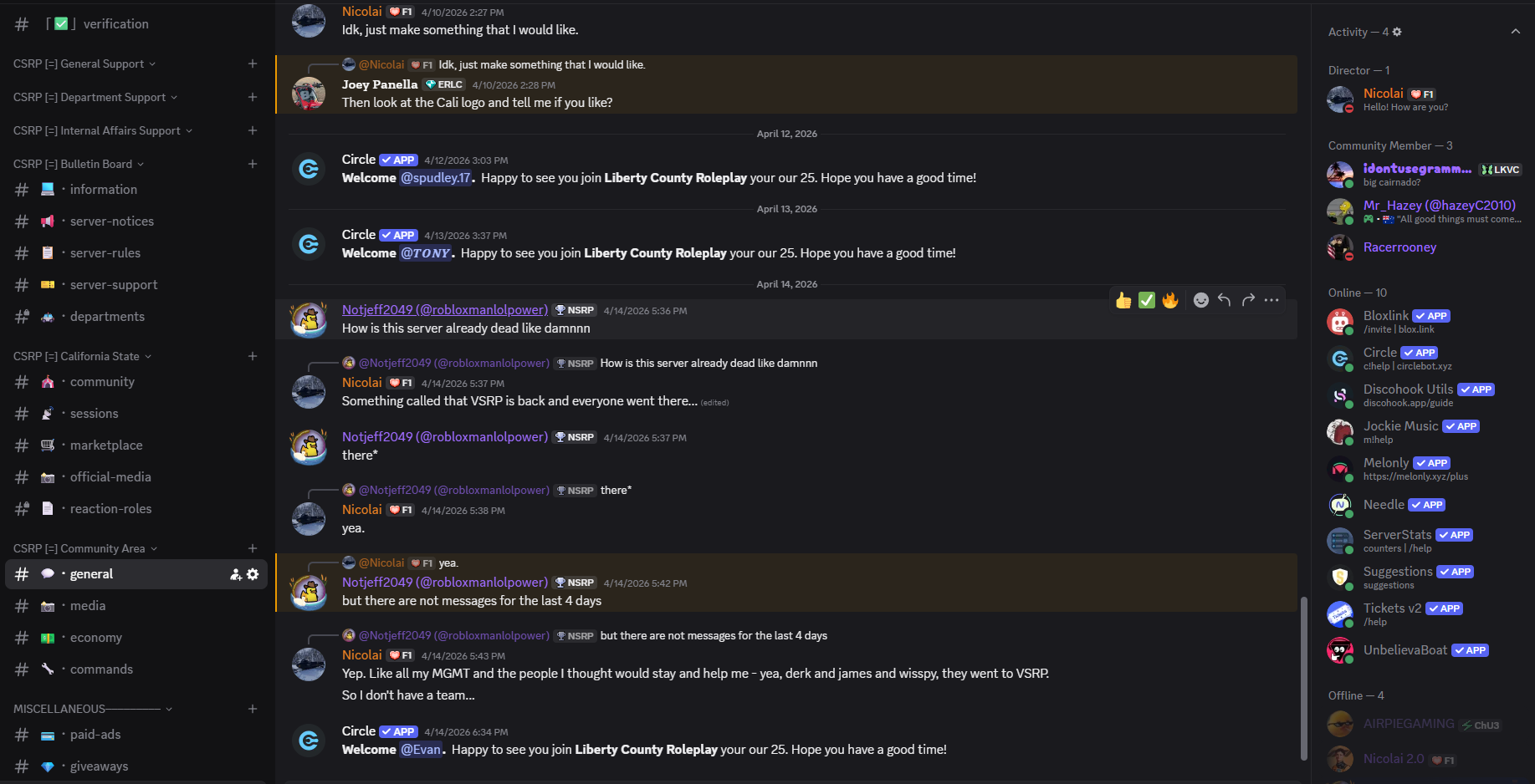 Roleplay community